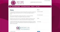 Desktop Screenshot of ab-care.com